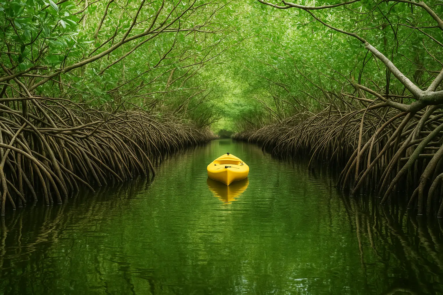 Mangrove Creek boat ride, Baratang
